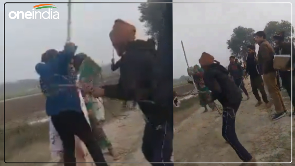 up-hardoi-news-pradhan-and-his-wife-beaten-up-by-bullies-video-viral