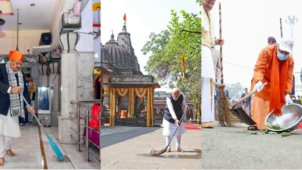 pm modi temple cleanliness drive