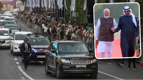 PM Narendra Modi road show