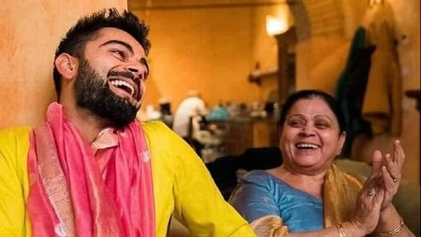 virat kohli with his mother virat kohli with his mother