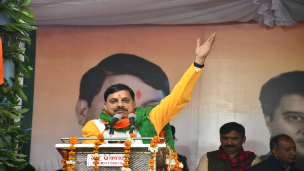 gwalior CM Mohan Yadav inaugurated new project in Lal Tipara Gaushala jyotiraditya scindia
