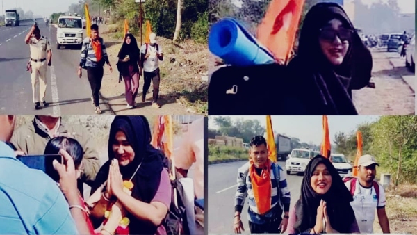 Shabnam Shaikh, who was going from Mumbai to Ayodhya Ram temple on foot, gave a big statement.