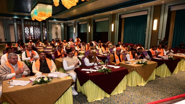 BJP important meeting regarding Lok Sabha elections was held on Wednesday at Hotel Crescent, Sehore