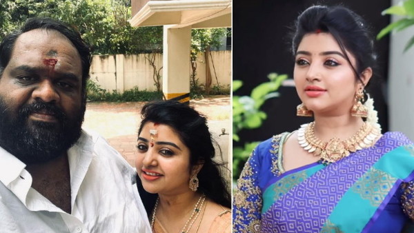 South actress Mahalaxmi and husband