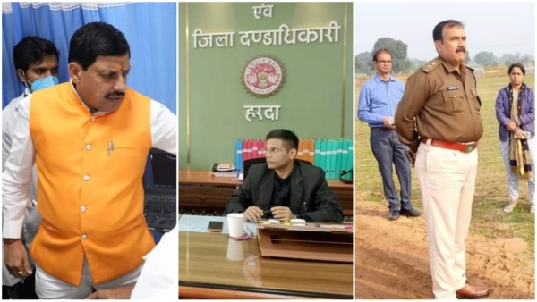 CM Mohan Yadav seen in action after the firecracker factory accident, Collector and SP removed