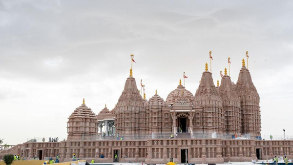 First look BAPS Hindu temple