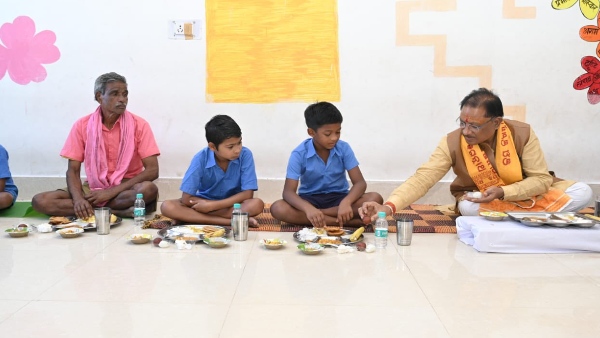 CM Vishnudev Sai birthday Nyota Bhoj CM Vishnudev Sai birthday Nyota Bhoj