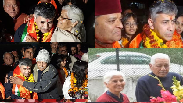 Saurabh Vashishtha reached home Dehradun from Qatar, tearss elderly parents not stopping miracle