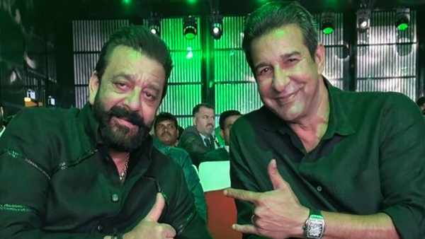Wasim Akram Met Sanjay Dutt