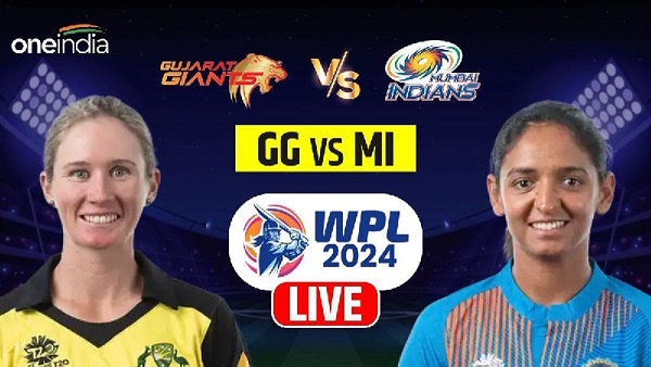 Gujarat Giants vs Mumbai Indians Women