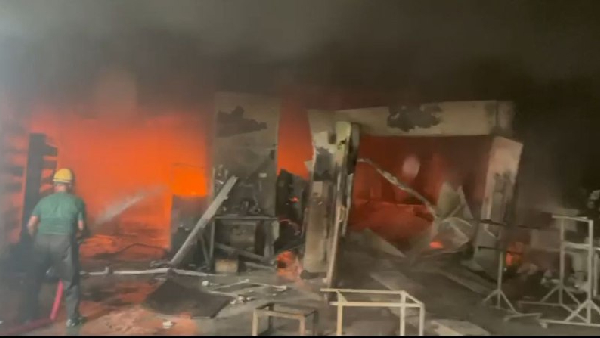 Gwalior Hyundai Car Fire