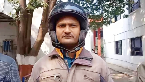 Gwalior News home with helmet