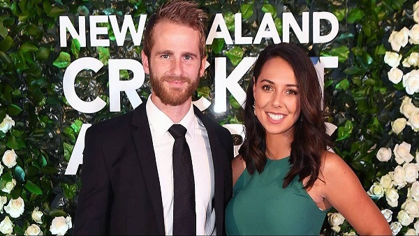 Kane Williamson with wife Sarah