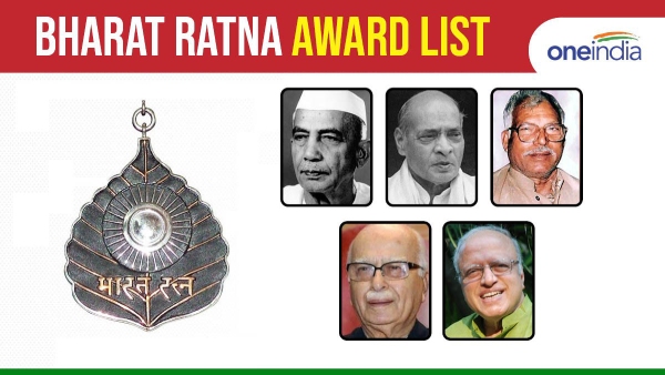 Bharat Ratna Award List