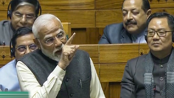 pm modi in lok sabha