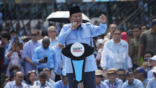 Presidential candidate Prabowo Subianto