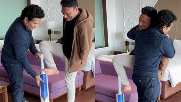 sachin meets amir lone