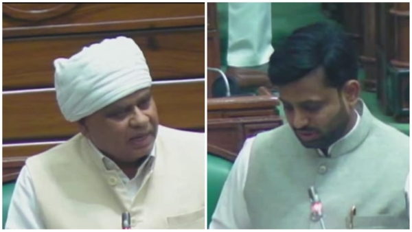 On third day of mp budget session, opposition created ruckus in assembly on issue of illegal mining