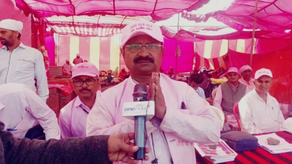 Jai Gurudev Sant Baba Umakant two-day satsang begins at Jamboree Ground, lakhs of people arrive Jai Gurudev Sant Baba Umakant two-day satsang begins at Jamboree Ground, lakhs of people arrive