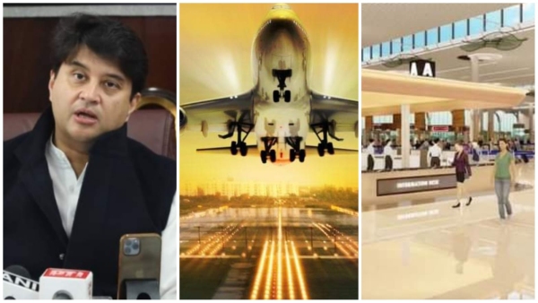 Jyotiraditya Scindia gave another gift, air service flight started between Gwalior-Mumbai