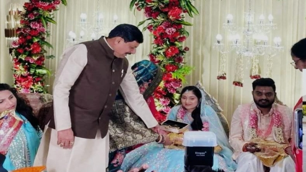 marriage of MP CM Mohan Yadav son took place in a normal manner in Pushkar, Rajasthan marriage of MP CM Mohan Yadav son took place in a normal manner in Pushkar, Rajasthan