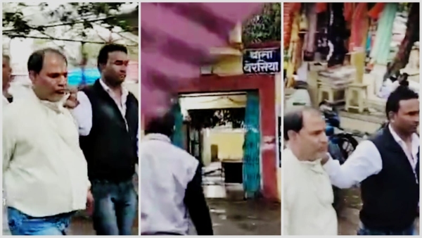 Video of Sanitation Inspector of Berasia Municipality created ruckus, people caught it Video of Sanitation Inspector of Berasia Municipality created ruckus, people caught it