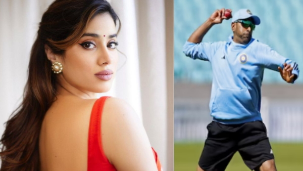 R Ashwin and Janhvi Kapoor