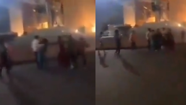 Fight between two girls gang video