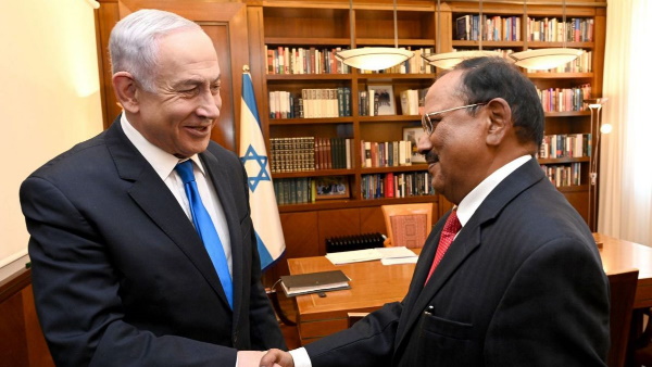 Ajit Doval meets Israel PM Netanyahu