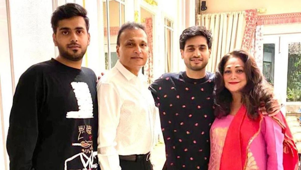 anil ambani family