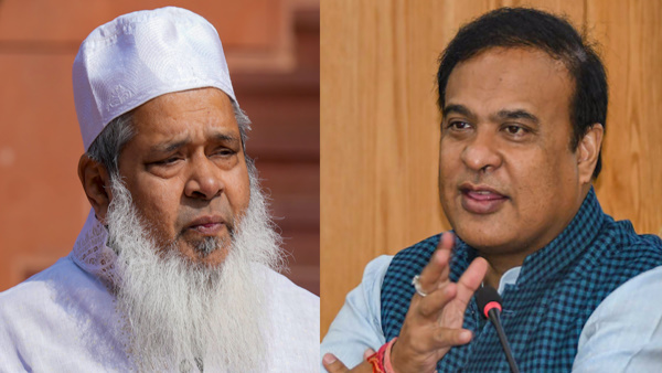 Badruddin Ajmal and Himanta Biswa Sarma