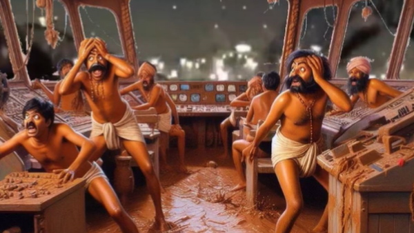 Baltimore bridge collapse racist cartoon