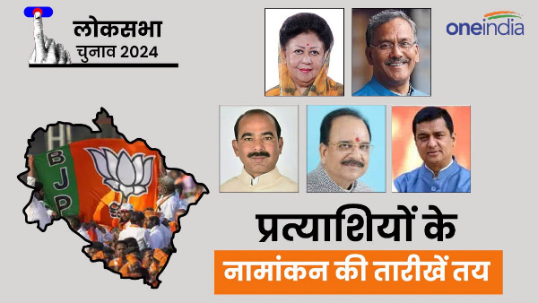Lok sabha election 2024 BJP fixed dates nomination five candidates know when Congress list stuck