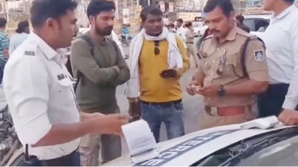 Khandwa BJP MLA Kanchan Tanve s son s challan issued Khandwa BJP MLA Kanchan Tanve s son s challan issued