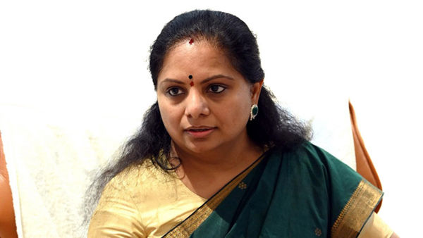 BRS leader MLC Kavita detained