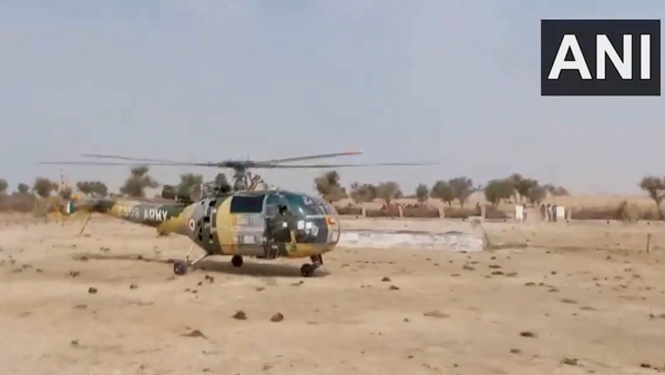 Indian Army Chetak helicopter