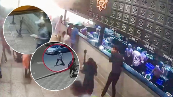 Masked suspect walks up to Bengaluru cafe before blast 