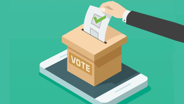 How officers on poll duty can vote
