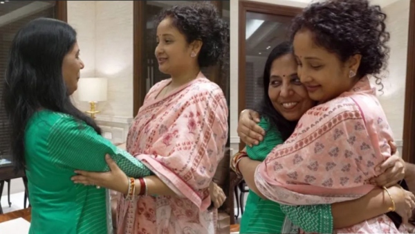 Kalpana Soren meets Sunita kejriwal