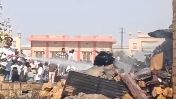 Fighter Jet Crash In Rajasthan