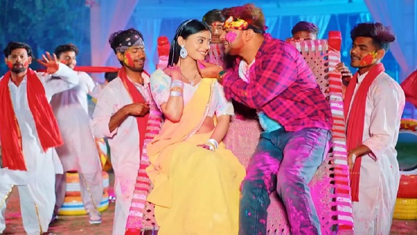 Navratn Pandey New Bhojpuri Holi Song 2024 Rang Lahe Lahe Dali Released