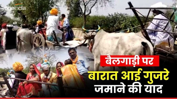 Jhabua procession in bullock cart