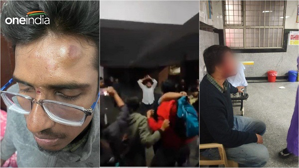 JNU ABVP Left clash