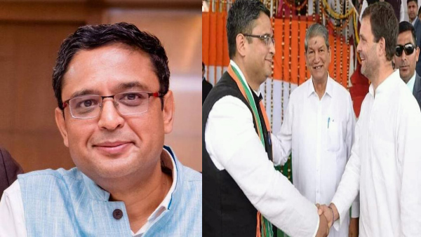 Big blow Congress Lok Sabha elections former CM son close Rahul Gandhi manish khanduri left party
