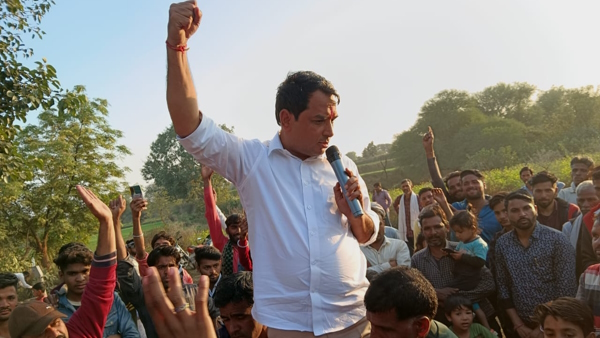 Naresh Meena With Sachin Pilot Dausa