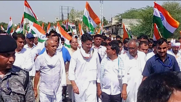 Naresh Meena With Sachin Pilot Dausa