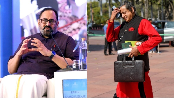 rajeev chandrasekhar vs shashi tharoor