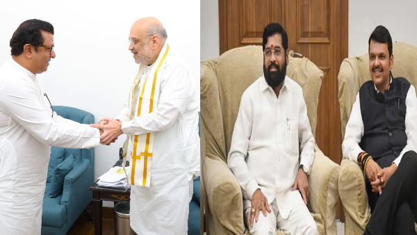 Raj Thackeray Eknath Shinde Devendra Fadnavis