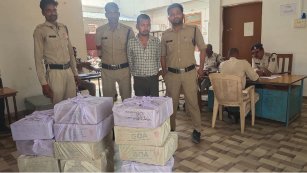 luxury car liquor smuggling in mahar