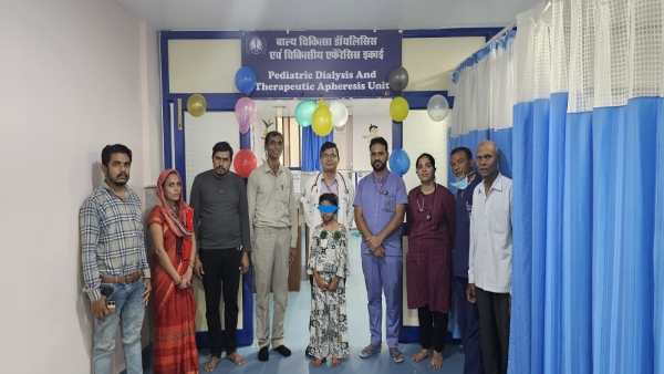 Successful treatment of 9 year old girl suffering from rare HUS in AIIMS